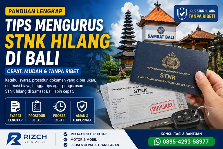 Cara Mengurus STNK Hilang di Bali dengan Cepat