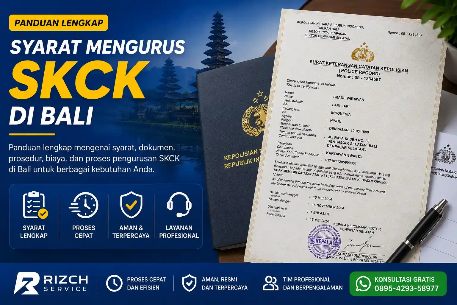 Syarat SKCK di Bali